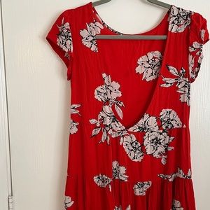 Free People maxi floral dress